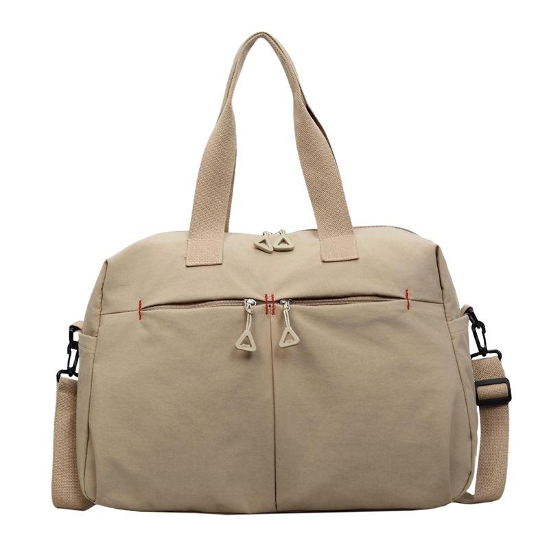 Large Capacity Fitness Bag Multi-Pocket Commuter Shoulder Crossbody Bag Short Travel Duffel Bag