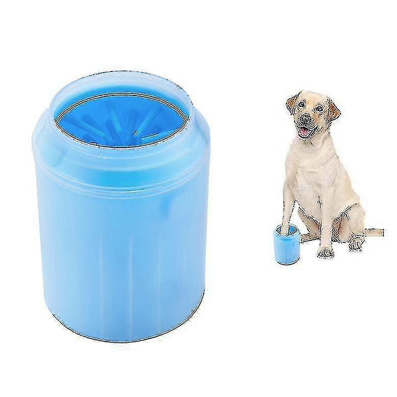 Pulitore per cani Spazzola per cani Pulitore per zampe di cane Lavapiedi per cani