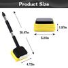 Professional BBQ Grills Brush With Heat Resistant Fabric Scrubber Practical Barbecue Cleaner For Grills Grates