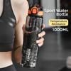 Summer Sport Water Bottles with Straw, Tritan Cup, One Click Open Water Bottle with Handle, Outdoor Portable Drinking Bottles