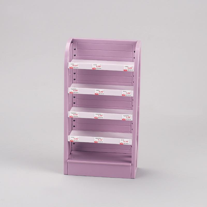 Mini Grocery Shelf Toy: Multi-Layer Dollhouse Display Rack for Kids' Pretend Play