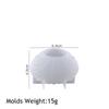DIY Shell Candle Mold Aromatherapy Candle Plaster Mold 3D Marine Shell Silicone Scallop Soap Mold Handmade Home Craft Decoration