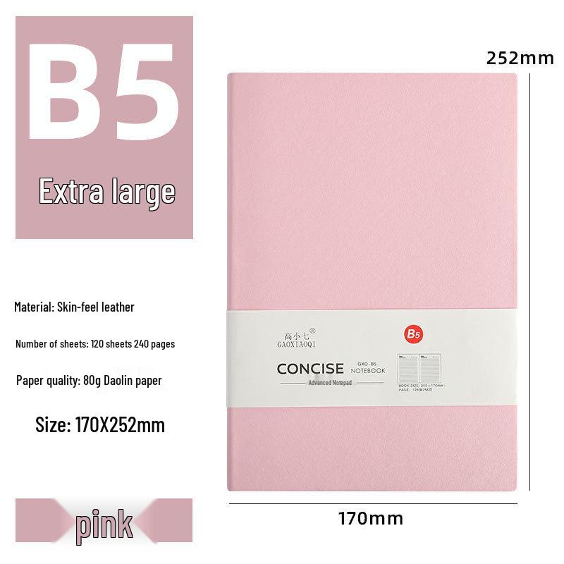 Prémiový zápisník A5 s vlastním logem - Jednoduchý, stylový, kreativní kancelářský a studentský diář