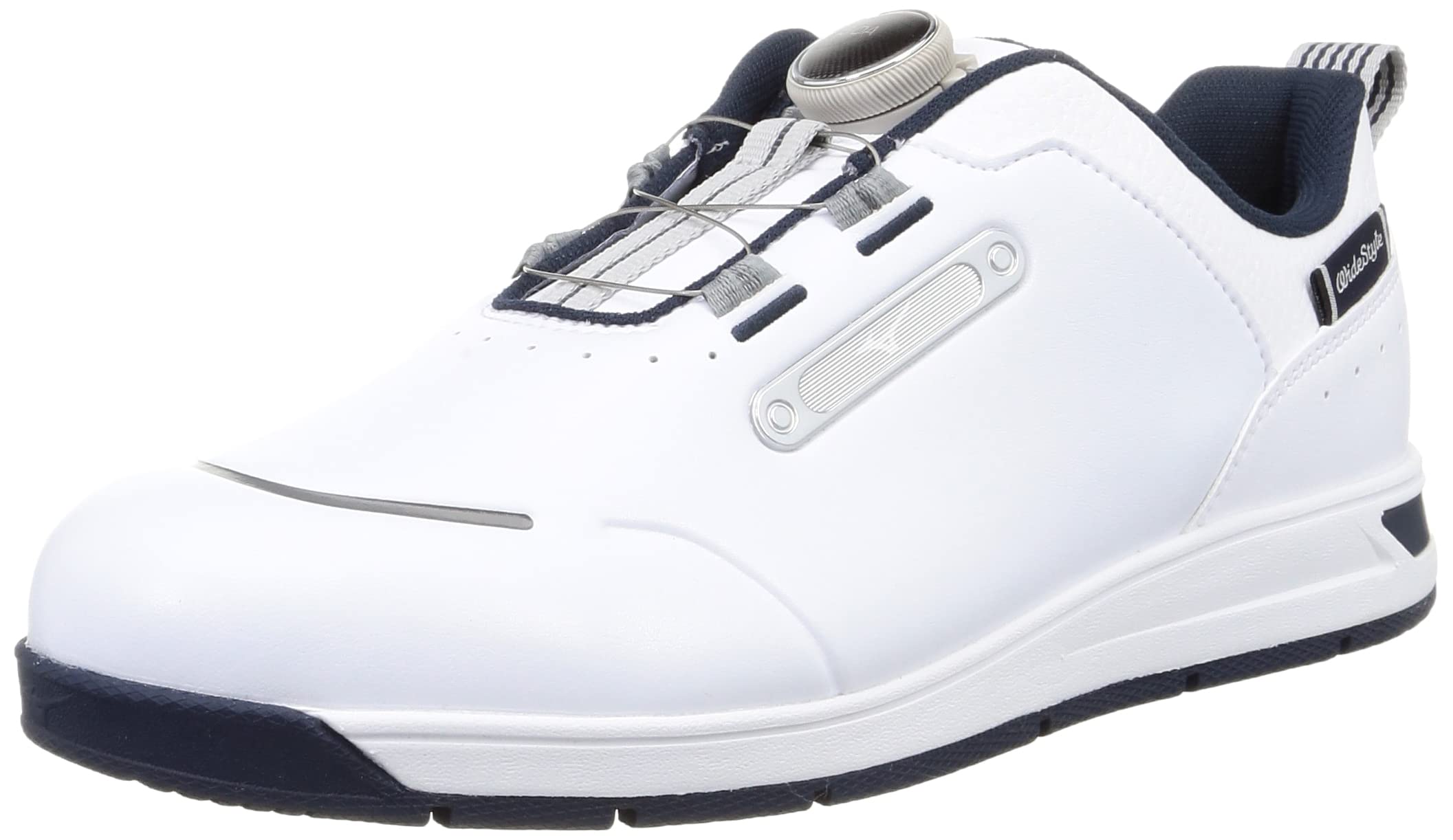 

Кроссовки для гольфа Wide Style WG Boa cm F [Mizuno] мужские белые/темно-синие 24.5