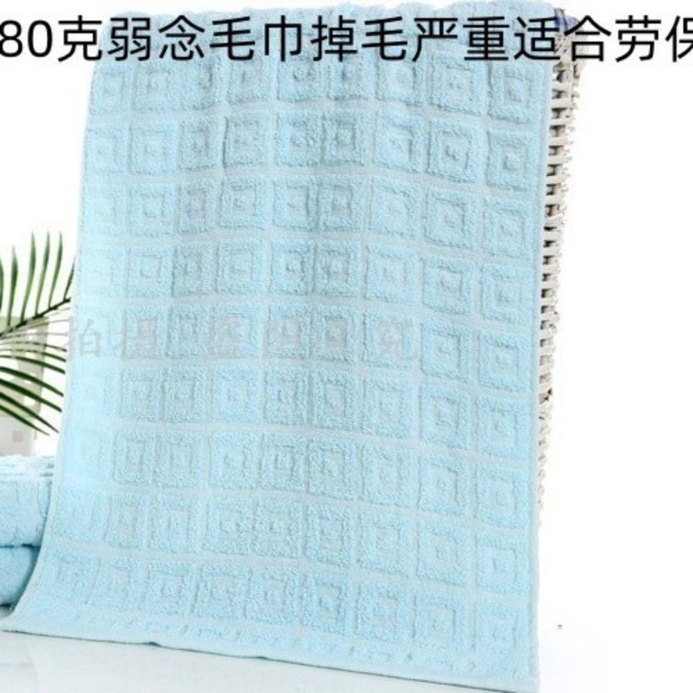 Spot large thickened cotton souvenir towel hotel men's sports face towel plain color broken gear water absorption