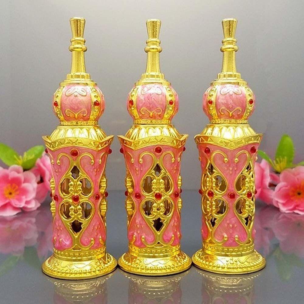 Dropper Empty Bottles Glass bottle Metal Perfume Bottle Arabic Crystal Oil Bottles Oil Container