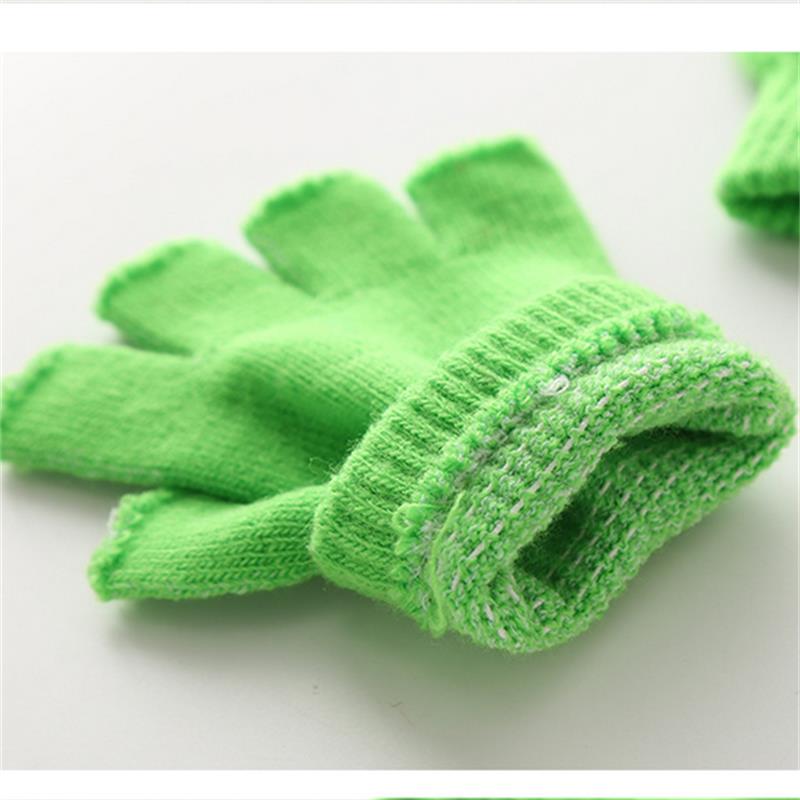 1Pair Black Half Finger Fingerless Gloves For Women Men Knit Wrist Gloves Winter Warm Workout Gloves Mittens Winter 2026