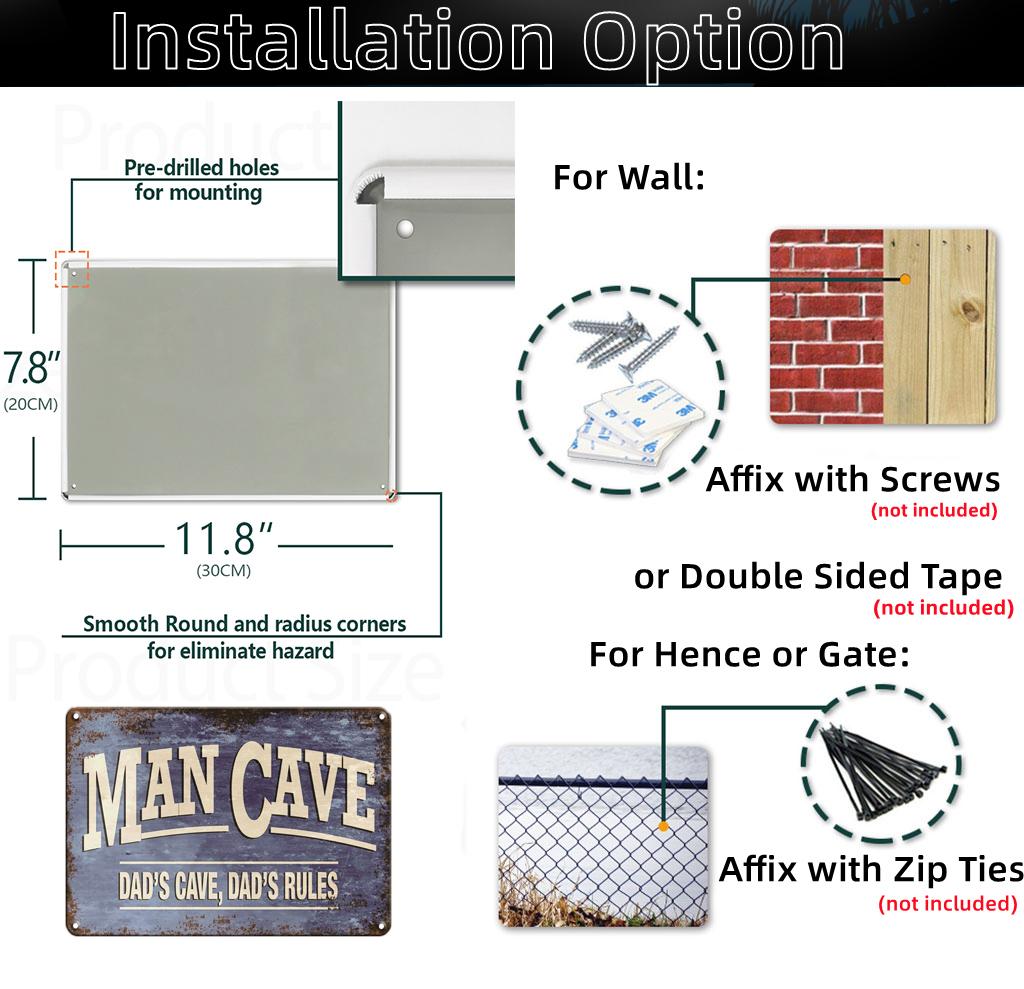 INEED Decor Retro Alcohol Beer Brand Metal Sign Vintage Tin Plate Wall Poster Home Decorative For Bar Club Man Cave Wall Decor