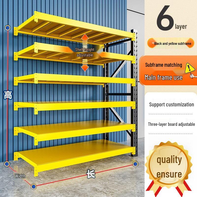Heavy-Duty Multi-Layer Storage Racks for Commercial and Garage Use