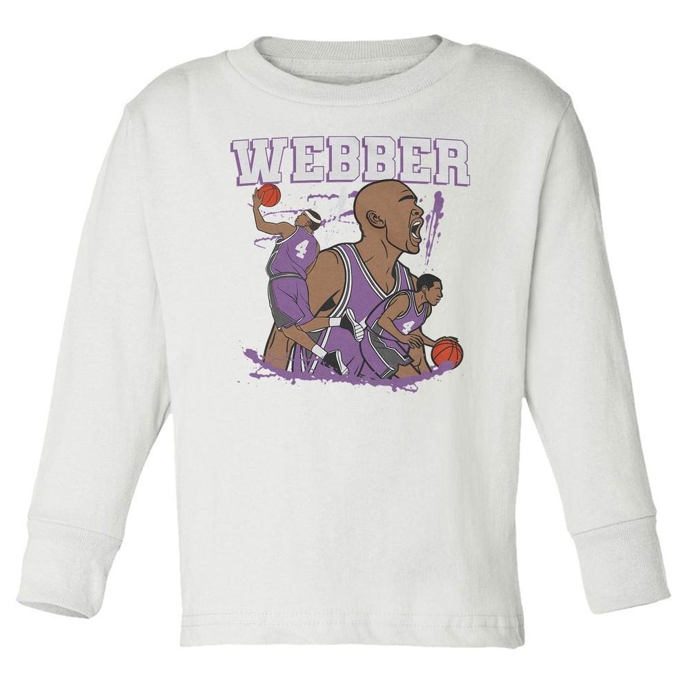 Webber Basketball Legend Tribute - Sacramento Fans Toddler Long Sleeve TShirt Unisex T-Shirt XL