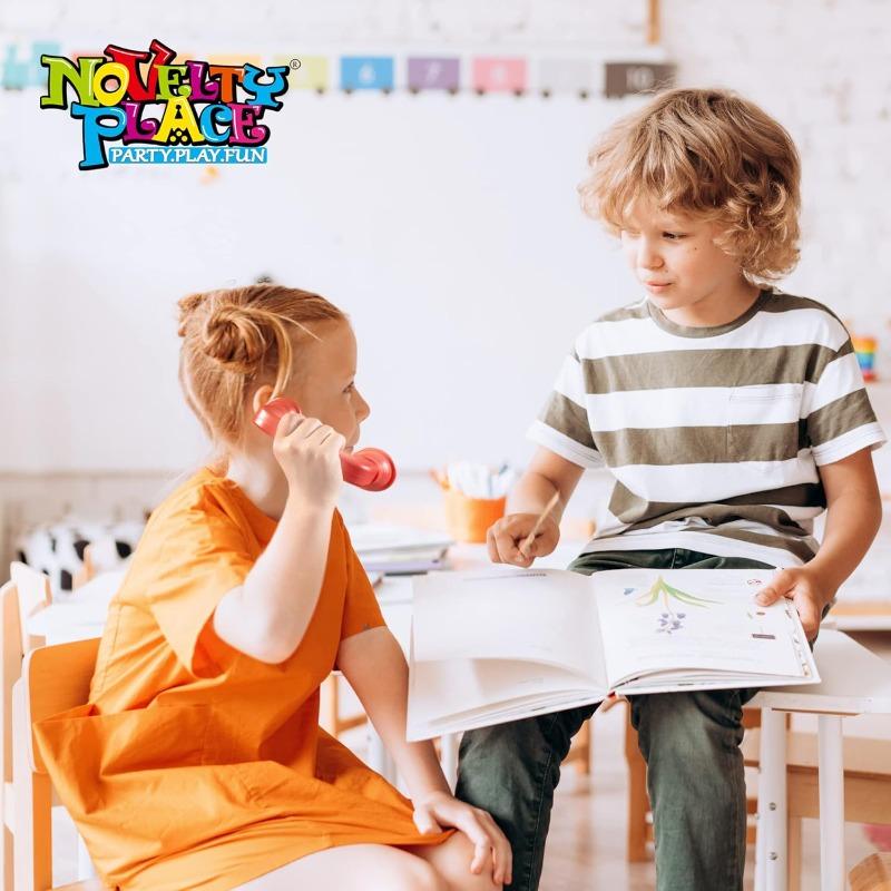 Platzieren Sie Whisper Phones Sprachtherapie-Spielzeug zur Verbesserung des Lesens und des auditiven Feedbacks - Hören Sie Ihre Stimme Telefon - Packung mit 2