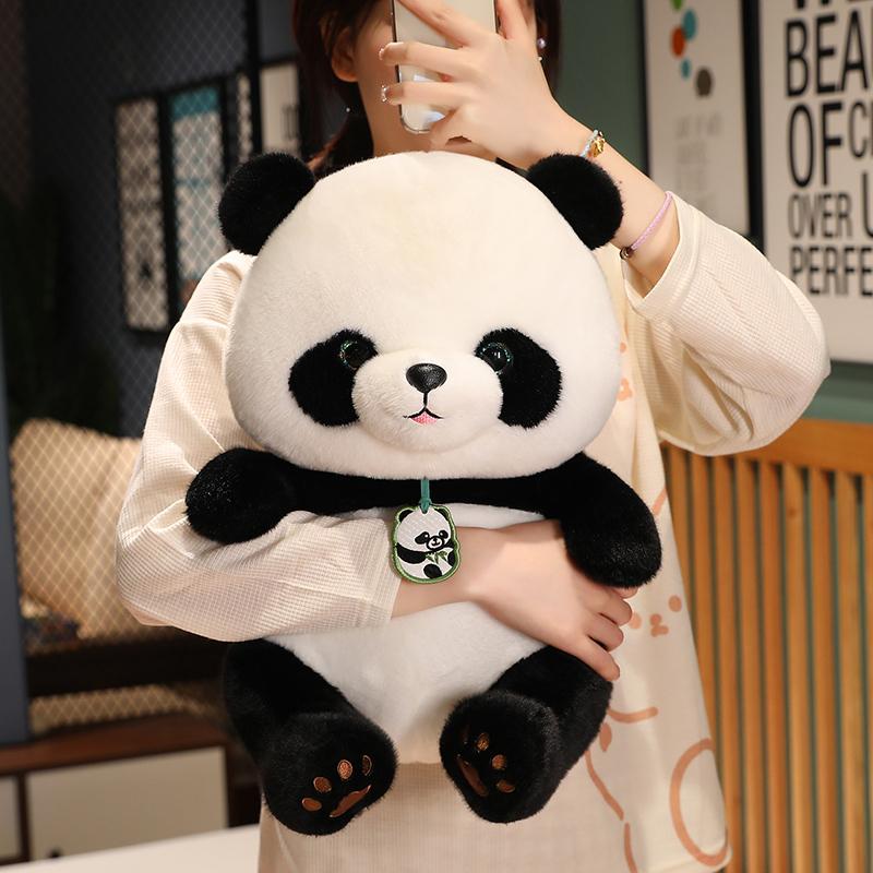 24/30/40/50cm Round Fat Panda Plush Toy Kawaii Stuffed Animals Giant Pandas Plushies Doll Anime Soft KidsToys for Girls Decor