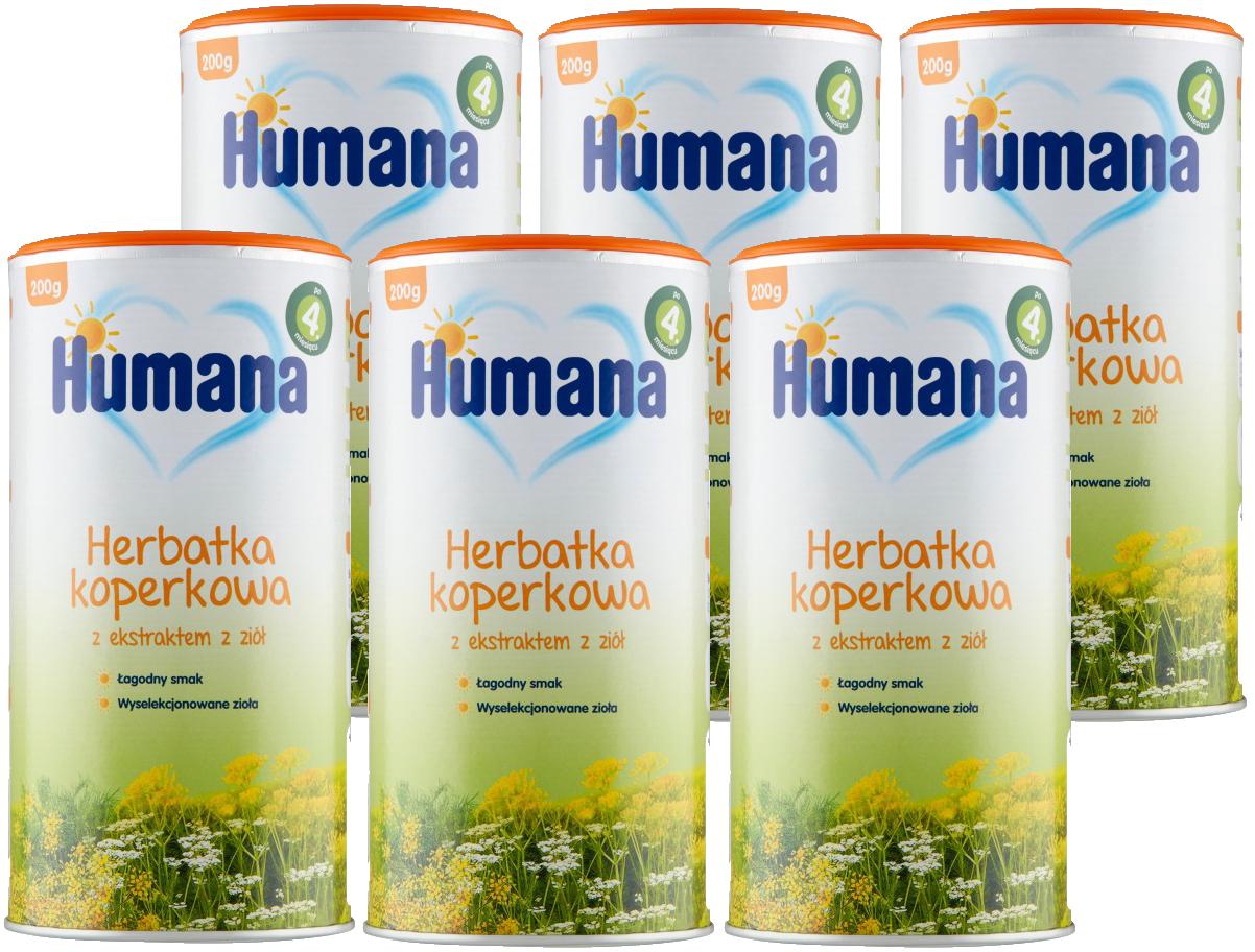 6x Humana Dill Tea for babies