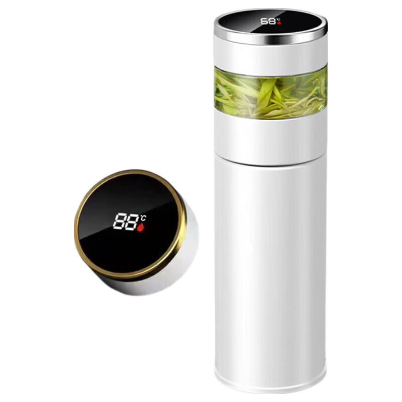 Smart Digital Display Thermos Bottle with Tea Infuser