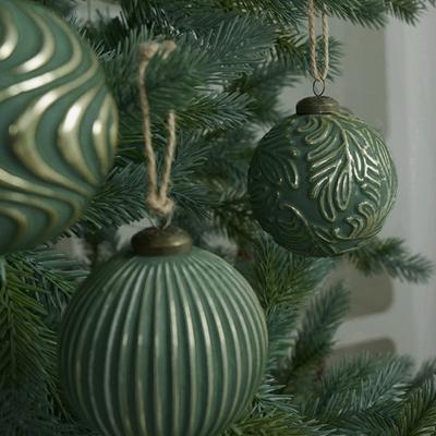 Yousheng 12 Pcs Christmas Ball Ornaments 3.15inch Shatterproof Plastic Balls Rustic Vintage Xmas Tree Hanging Decoration for Wedding Party Holiday