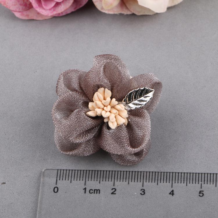 Frühlings-Haar- und Schuhblumen-Accessoires – handgefertigte Blumen aus Wolkengarn für Haarnadeln und Kleidungsdekor für Mädchen