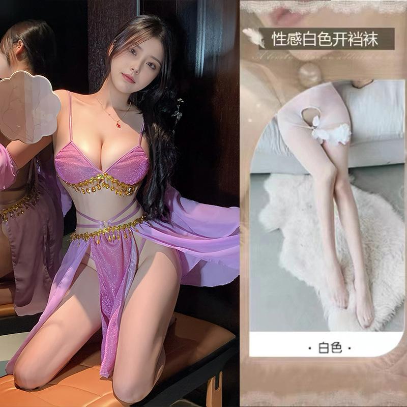 Sex underwear Exotic court Dunhuang retro sexy new fairy air fluttering princess nightdress Pure desire