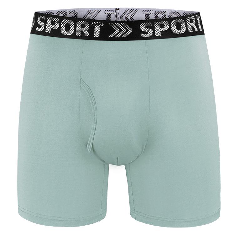 

Men s Extra Long Anti-Chafing Boxer Briefs - European & American Plus Size Sport Underwear M (US/EU size)