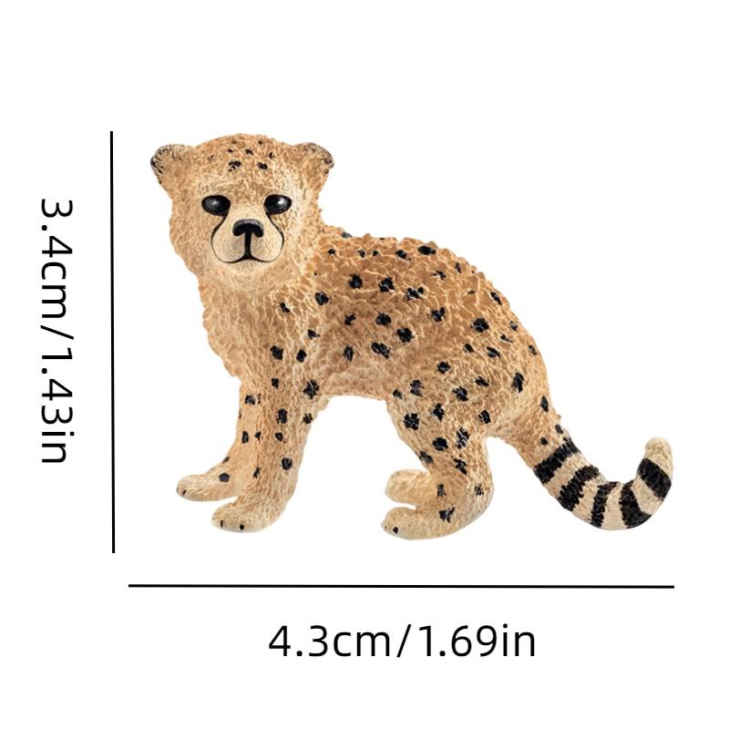 Schleich Simulierte Tierfigur PVC-Material Statisches Modell Wildtiere Kategorie Kein Zusammenbau Leopard 14748