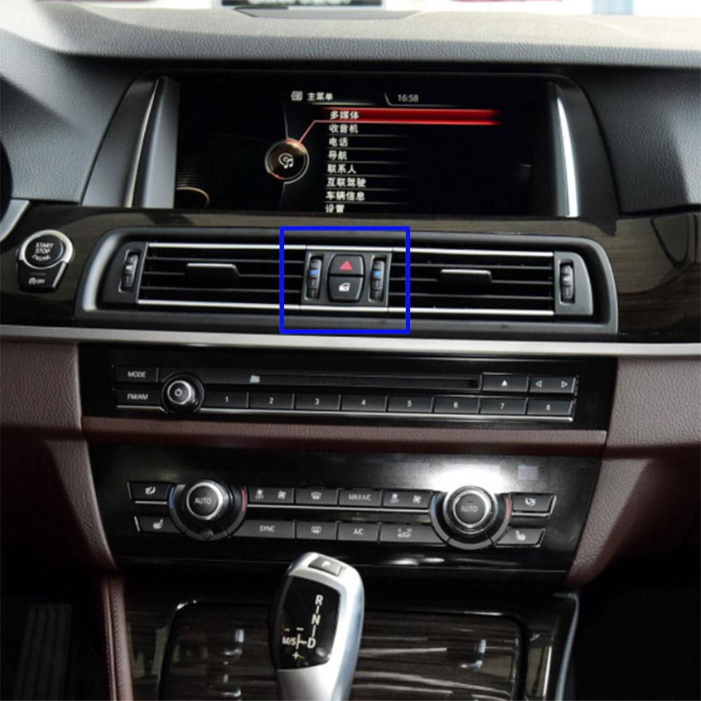 Für BMW 5 Series F10 F11 Middle Center Chrome Klimaanlage Panel AC Vent Grille Abdeckung 520i 525i 528i 530i 535i