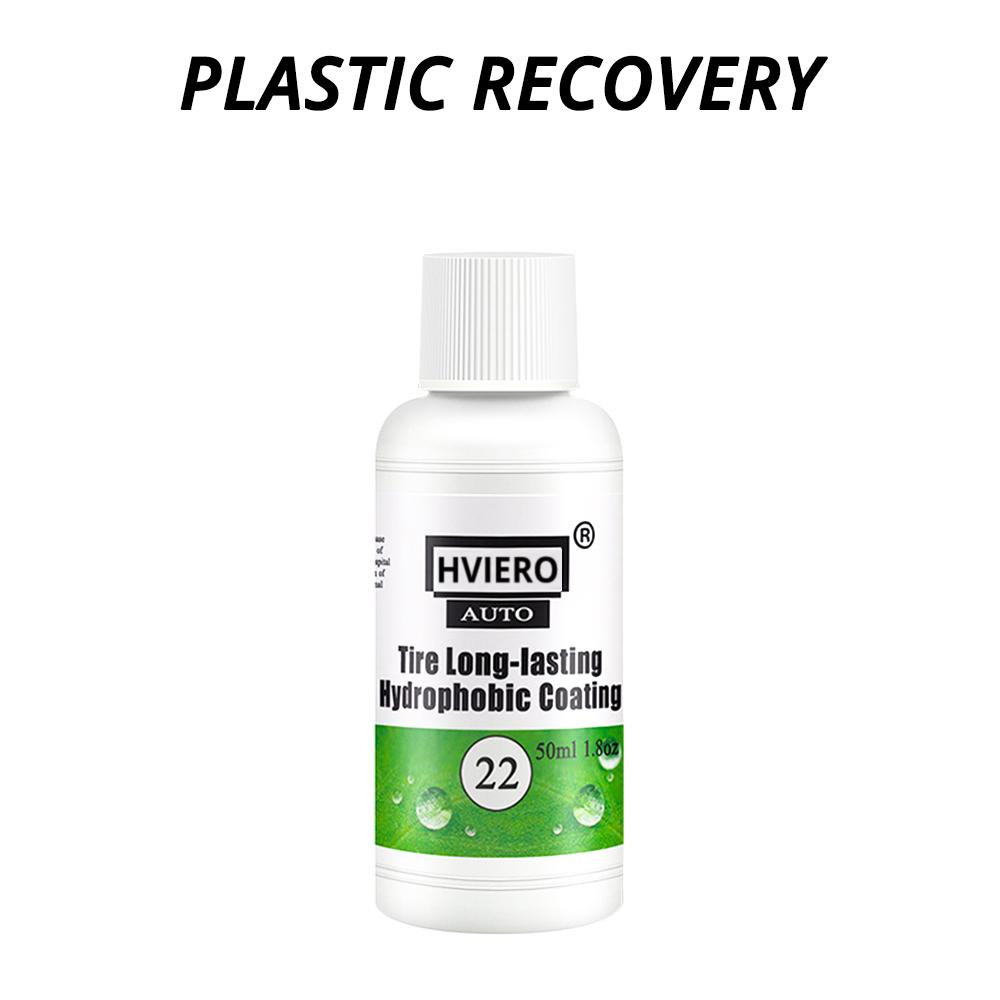 HVIERO 22 Reifencoating 20 50ml Auto Autowäsche Reinigungswerkzeuge Lackbeschichtungsmittel Reifen Langlebige Hydrophobe Beschichtung