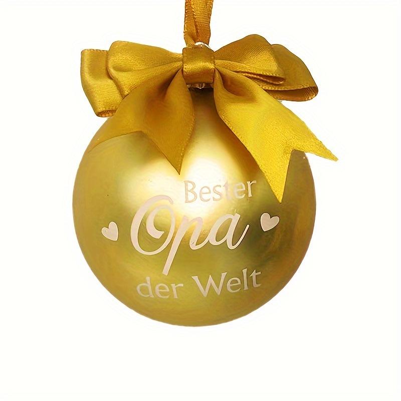 Zibei Christmas Tree Balls: In Memory of Dear Grandparents