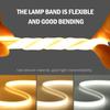 High CRI Waterproof COB LED Strip 288 LEDs Per Meter Outdoor Flexible Lighting With Plug 1M To 35M