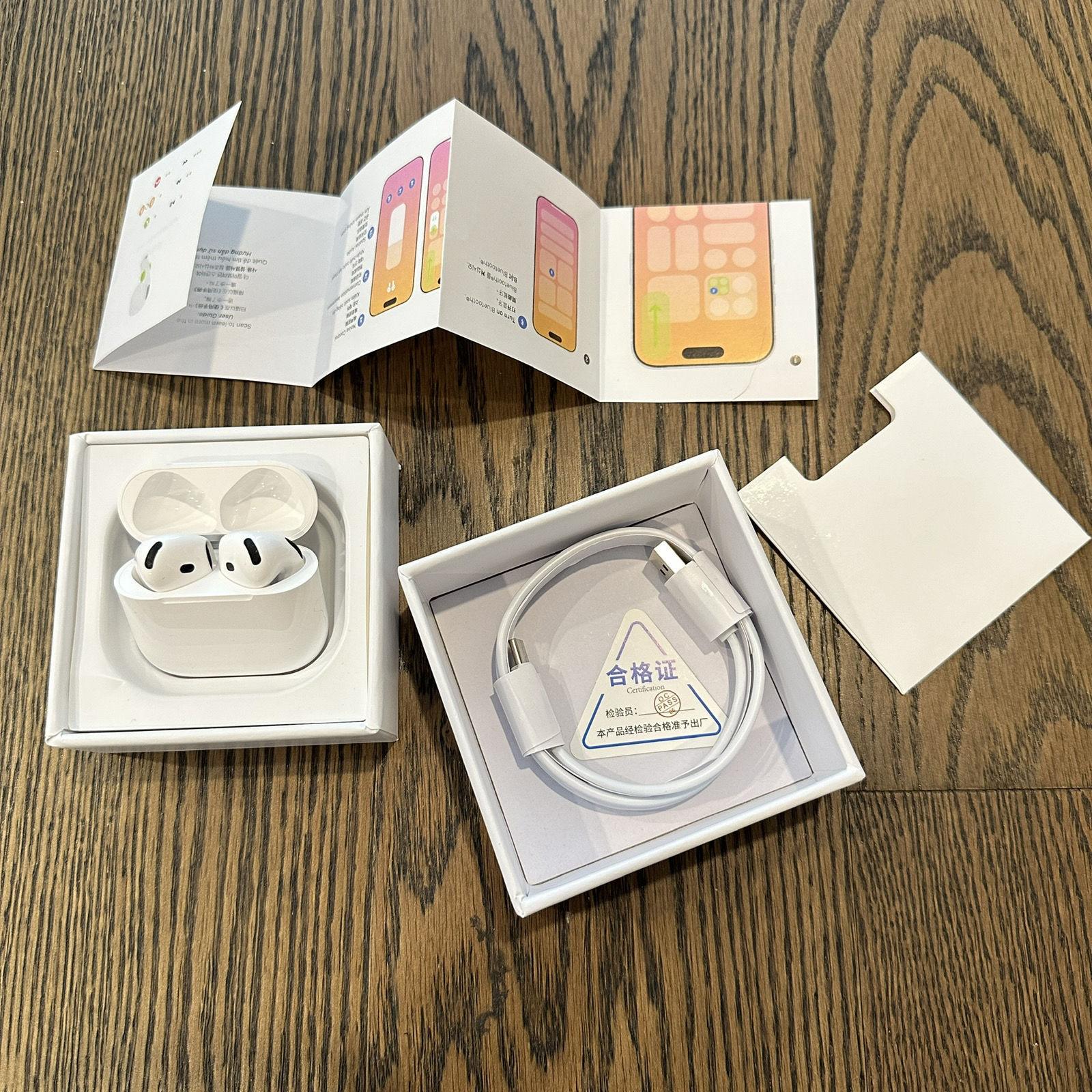 

2025 Новые беспроводные Bluetooth-наушники с кабелем USB-C Type-C и игровой гарнитурой с активным шумоподавлением белый