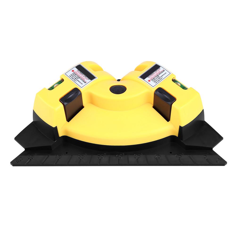 90 degrees ing device, projects two lines for floor measurement, with suction cups for attachment, ideal for tiling, carpentry and wallpapering