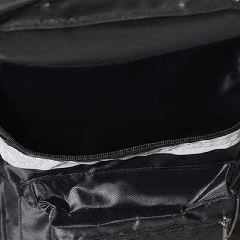 Water-Resistant Bike Rear Seats Saddles Bags Bike Luggage Carriers Trunk Bag with Reflective Trim Cycling Rear Rack Bag