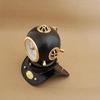 15.24 Cm Mini Diving Helmet With Clock Nautical Maritime Clock Black Diving Helmet Desk Top Clock Home Decor