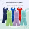 Quick-Dry Basketball Uniform Set for Adults & Children - Custom Printed Jersey & Vest for Competition & Training