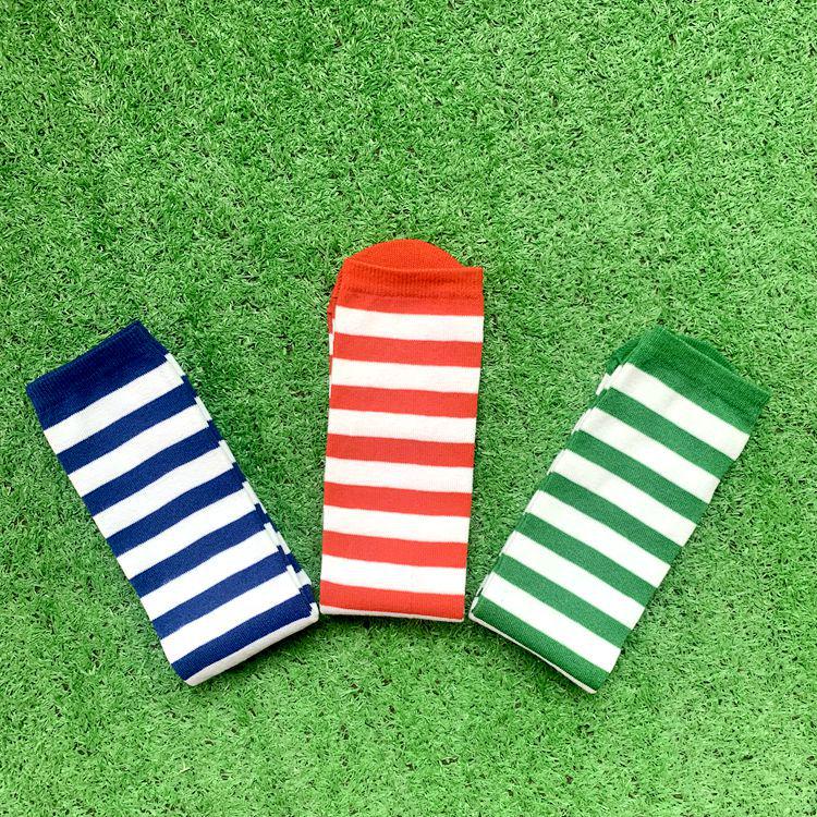 European & American Striped Christmas Lolita Mid-Calf Socks - Perfect for COS Anime Parties & Children's Day Performances