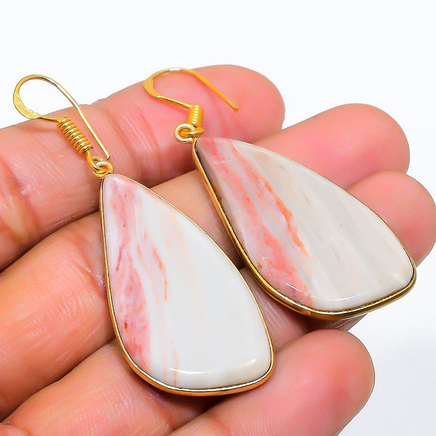 

Bloodstone Gemstone 925 Solid Sterling Silver Jewelry Earring 2.17 GK-5788