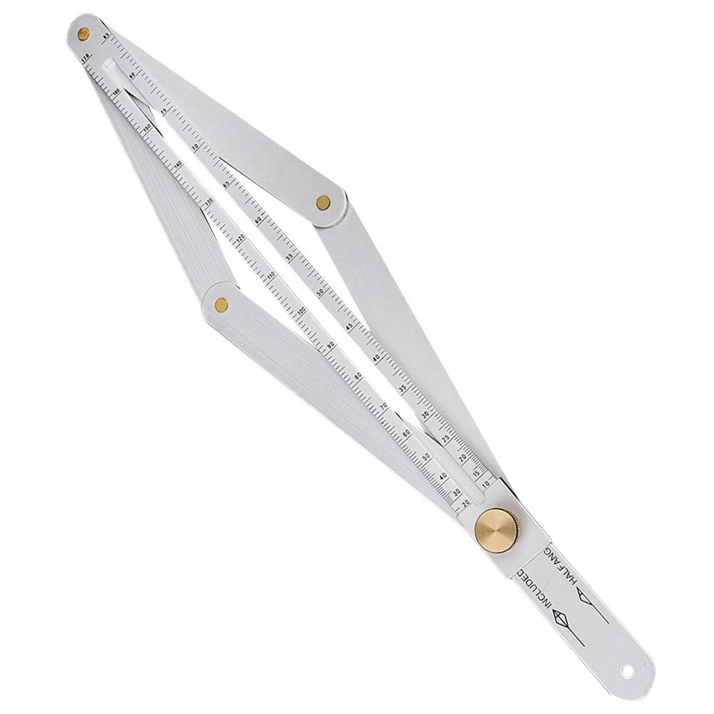 High Accuracy Stainless Steel Protractor Angle Finder Tool for Woodworking Miter Measuring Ruler Foldable Corner Gauge Angle