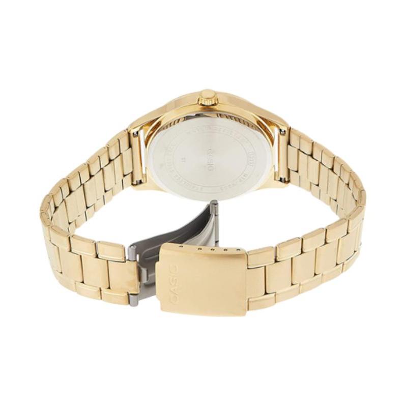 Casio STANDARD Series Business Trend Retro Casual Quartz Movement Stainless Steel Strap Japanese and Korean Watch Men's Watch Golden MTP-V006G-9B