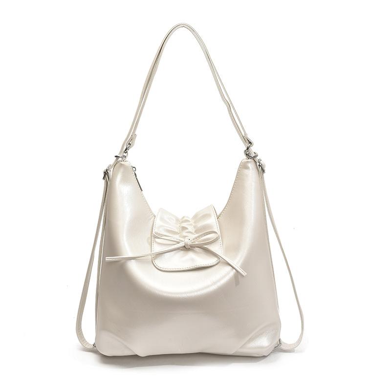Commuter Trend Underarm Bag Women 2025 New Fashion Bow Tote Multi-purpose Messenger Bag Large Capacity Backpack