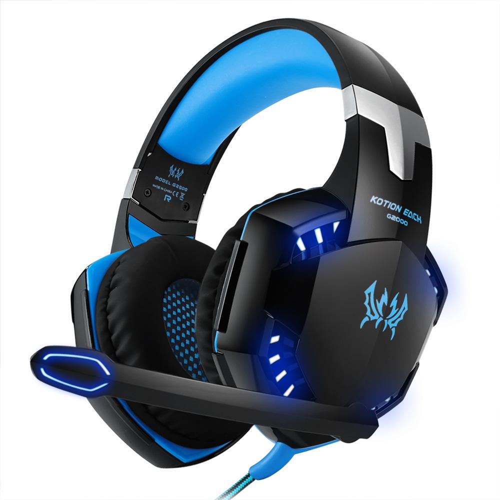 

KOTION EACH G2000 3,5 мм игровая гарнитура с шумоподавлением для ноутбука без звука