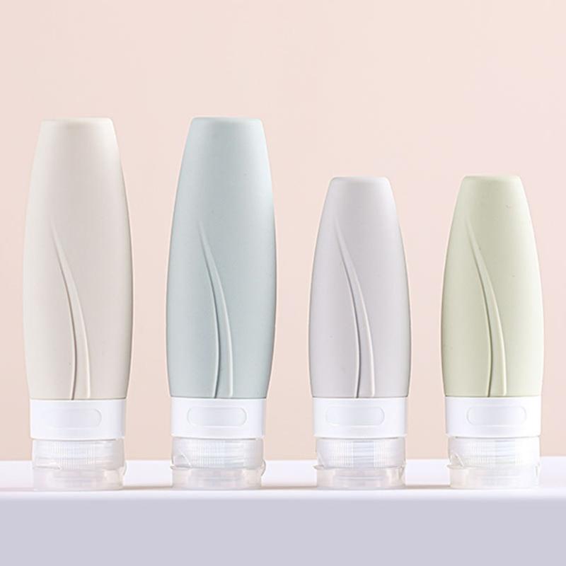 Silicone Travel Bottles Leak Proof Squeezable Refillable Travel Accessories Portable Toiletries Containers Travel Size Cosmetic