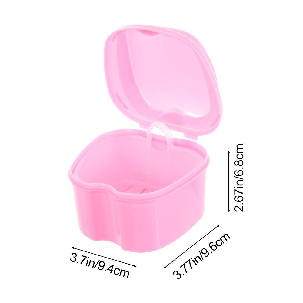 Durable Dental Tray Orthodontic Retainer Container Storage Denture Box Case Rinsing Basket Health Care Product Oral Hygience
