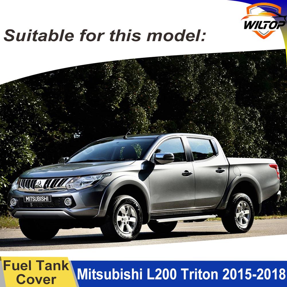 Fuel Tank Cover For Mitsubishi L200 triton 2015-2018 ABS Matte Black Tank Cap Car Exterior Accessorie Auto Parts