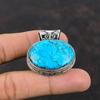 Tibetan Turquoise Pendant Gemstone Handmade Boho Jewelry 925 Sterling Silver Pendant Vintage Pendant For Gift Healing Stone Amazing Pendant