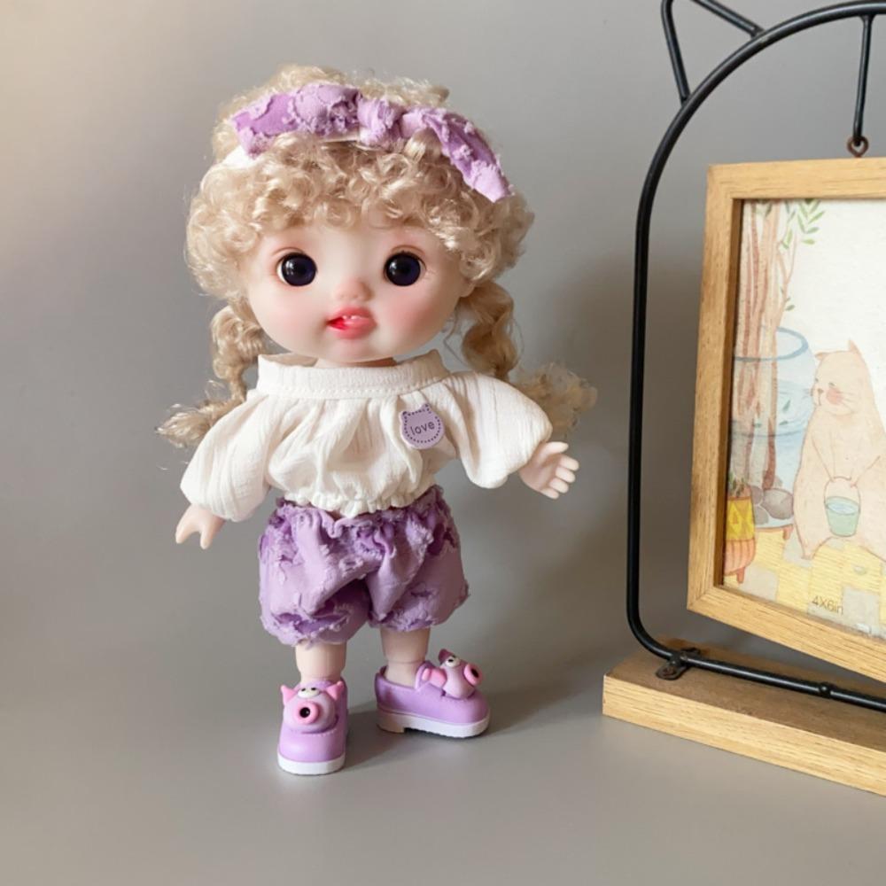 DIY 1/6 BJD Skirt Handmade Doll'S Overall Fashion 30cm Doll Clothes  Kids Gift