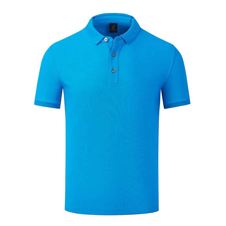 XBJSH A005  220G Combed Cotton Golf Lapel POLO Shirt Men's