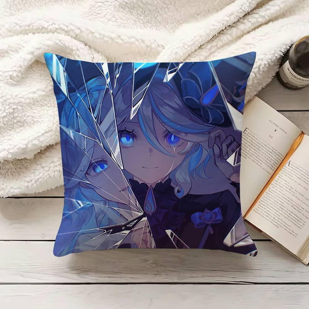 FFurina Genshin Impact Various Sizes Square Pillow Case For Car Home Bedchamber Decor