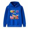 Kids Boys Girls Cartoon Character Print Pullover Hoodie, Casual Long Sleeve Warm Loose Sweatshirt for Toddlers Children Daily Wear Gift