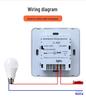 Type 86 Infrared Sound & Light Control with Human Body Sensor 220V Corridor Delay Switch