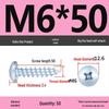 Galvanized M3 Phillips Flat Head Self-Tapping Wood Screws, High-Strength, Large Head