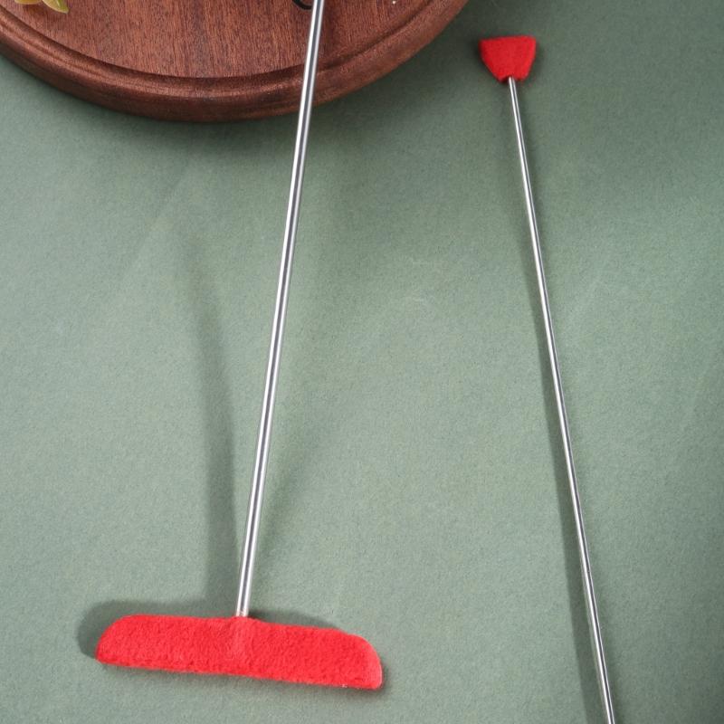 Klavierputzhilfe Klavier Resonanzboden Staubwedel Set, Klavierputzwerkzeug-Kits