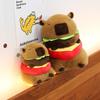 Capybara Hamburger Plush Toy – Cute Decompression Doll & Birthday Gift
